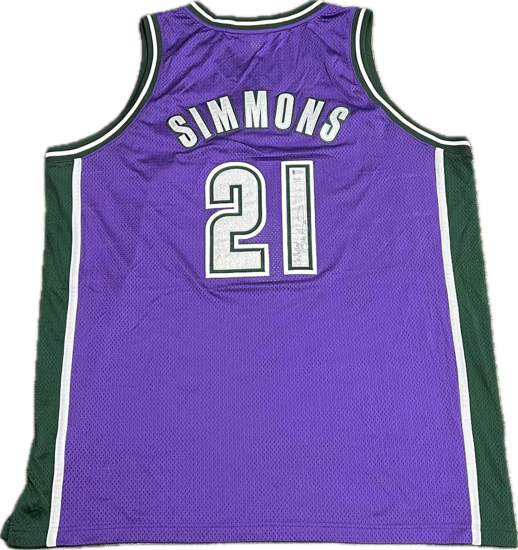 Bobby Simmons Autographed Milwaukee Bucks Jersey PSA/DNA Certified (1 of 3)