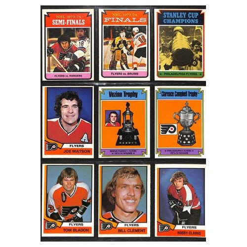 26 Vintage 1974-75 O-Pee-Chee Philadelphia Flyers Hockey Cards (1 of 1)