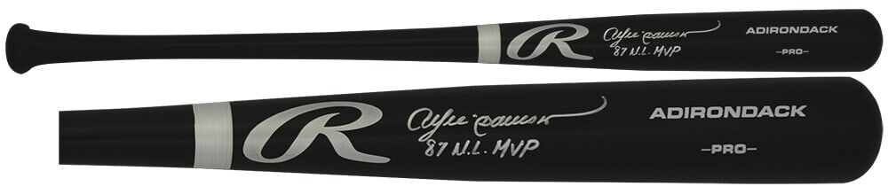 Andre Dawson Signed Rawlings Pro Black Baseball Bat 87 NL MVP COA (1 of 1)