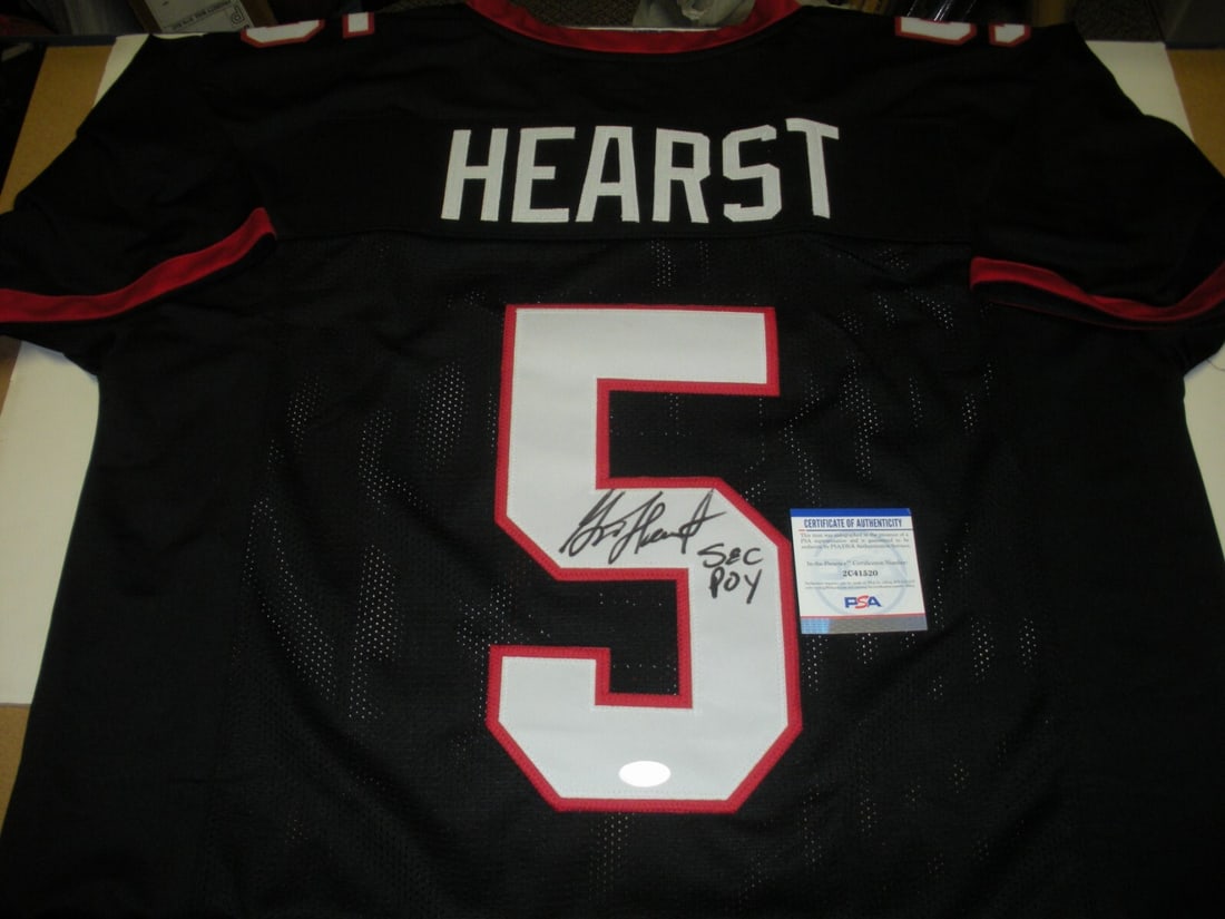 Garrison Hearst Signed Georgia Bulldogs Jersey PSA/DNA Certified (1 of 2)