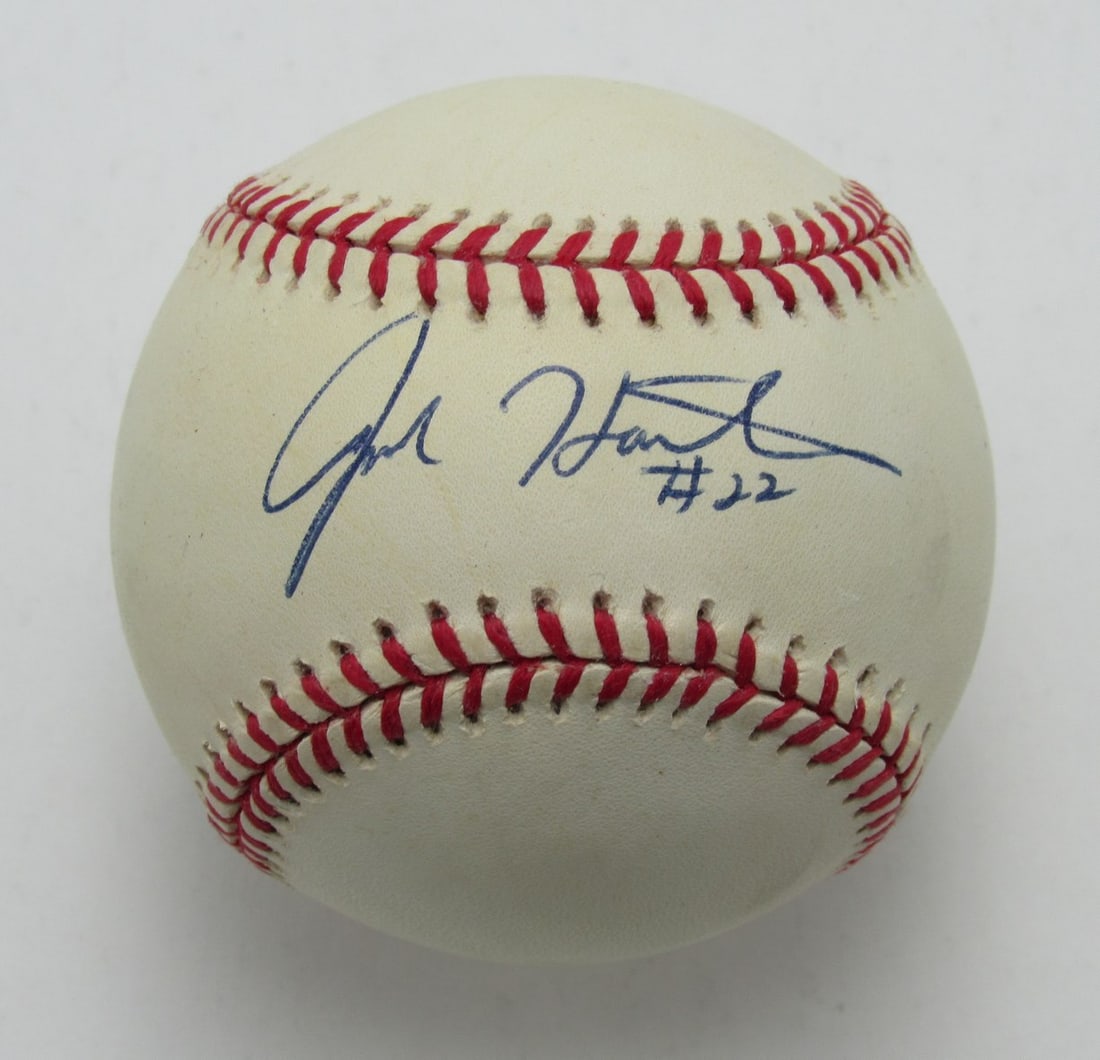 Joe Hatten Signed Rawlings OML Baseball Brooklyn Dodgers (1 of 2)