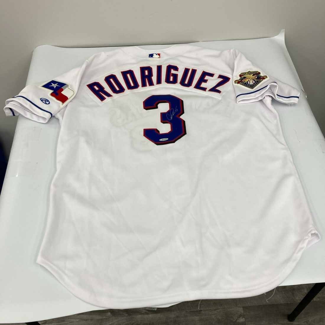 Alex Rodriguez Signed Texas Rangers Game Model Jersey Upper Deck Authenticated (1 of 10)
