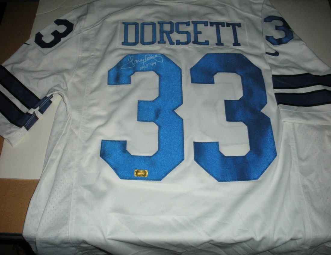 Tony Dorsett Dallas Cowboys Signed Nike Jersey with COA (1 of 3)
