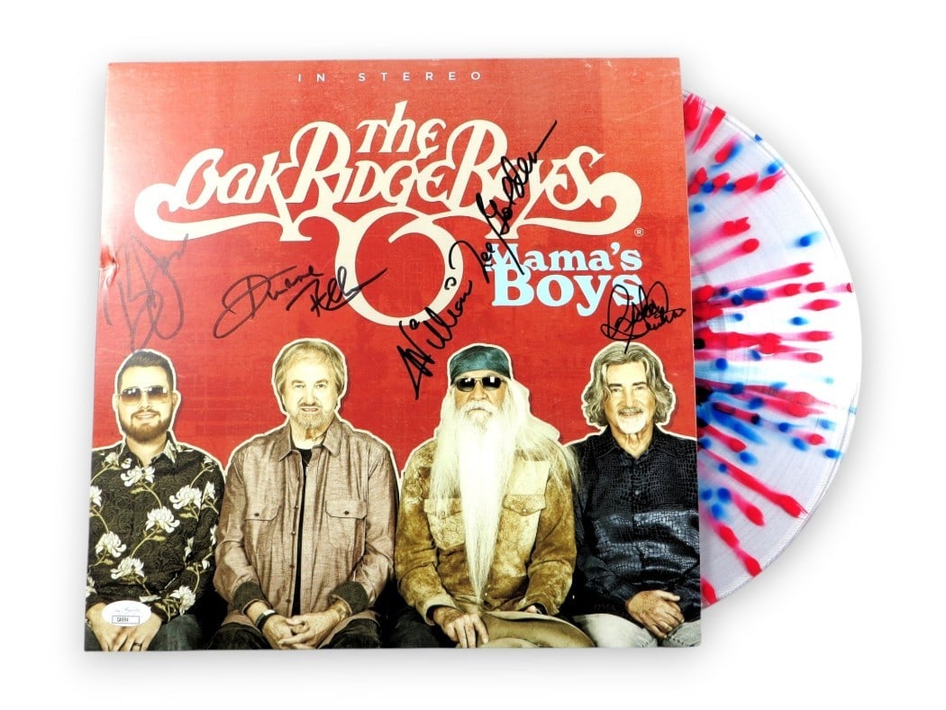 The Oak Ridge Boys Autographed Album Cover JSA Authenticated (1 of 2)