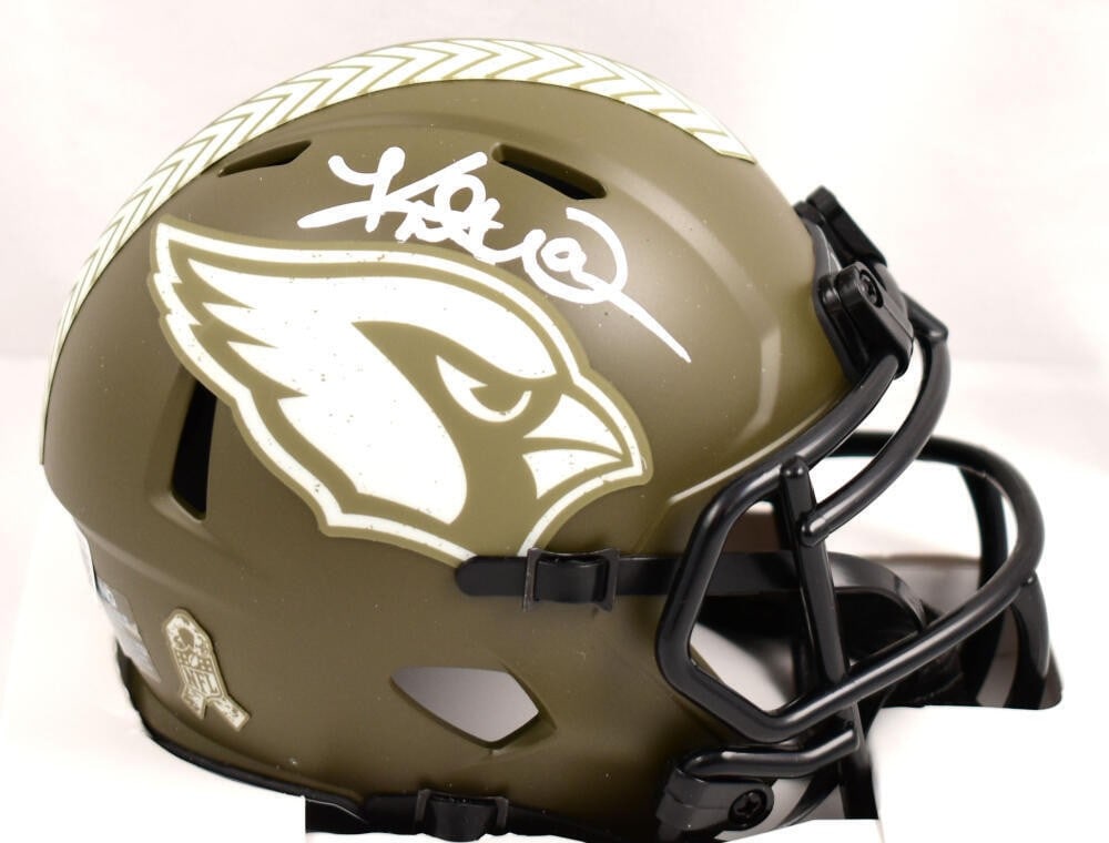 Kurt Warner Signed Arizona Cardinals Mini Helmet Beckett Authenticated (1 of 10)