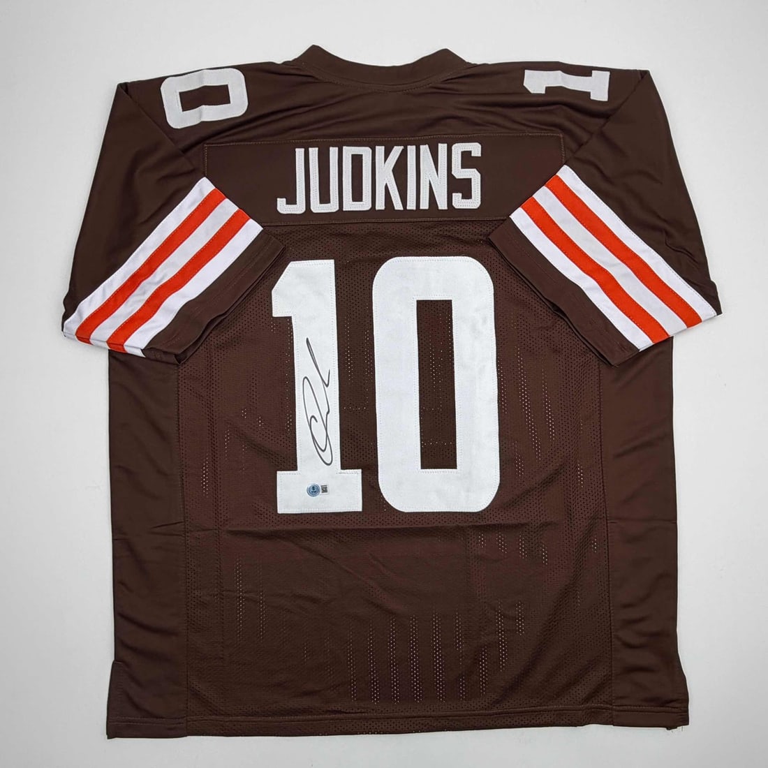 Quinshon Judkins Signed Cleveland Browns Jersey Beckett Authenticated (1 of 4)