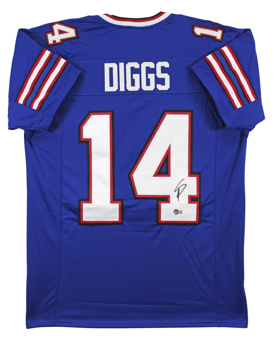 Stefon Diggs Autographed Blue Buffalo Bills Jersey Beckett Authenticated (1 of 3)