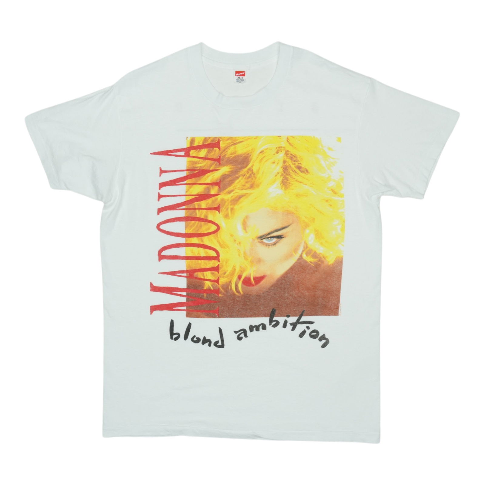 Vintage 1990 Madonna Blond Ambition Tour Shirt Original Cotton (1 of 6)