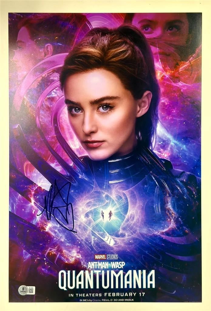 Kathryn Newton Signed Ant-Man Quantumania 12x18 Photo Authentic Beckett (1 of 3)