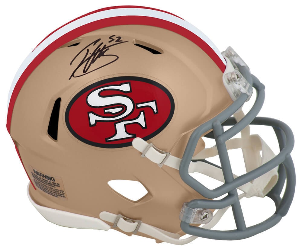 Patrick Willis Signed 49ers Riddell Speed Mini Helmet with COA (1 of 1)