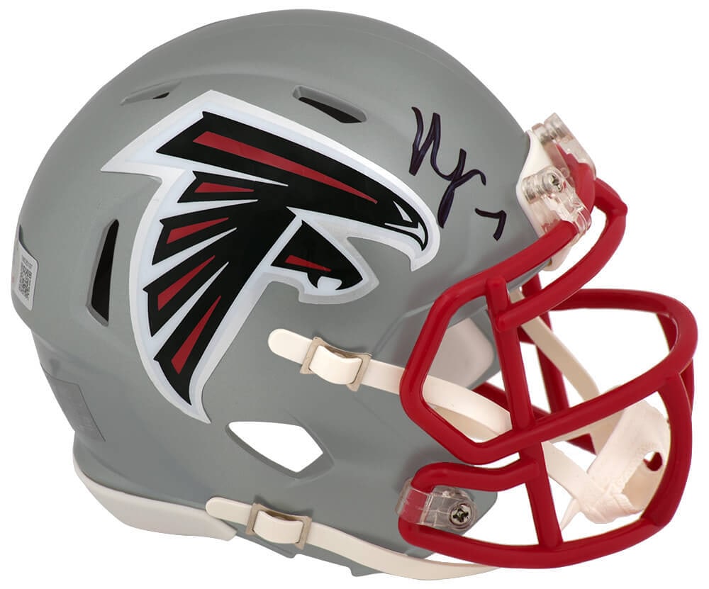 Bijan Robinson Signed Falcons Riddell Speed Mini Helmet Beckett COA (1 of 1)