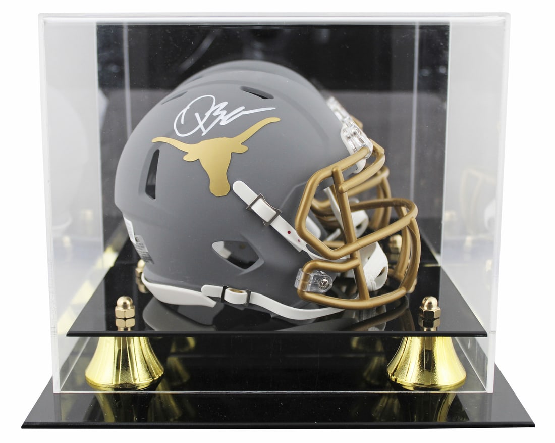 Quinn Ewers Signed Texas Longhorns Mini Helmet with Beckett Authentication (1 of 3)