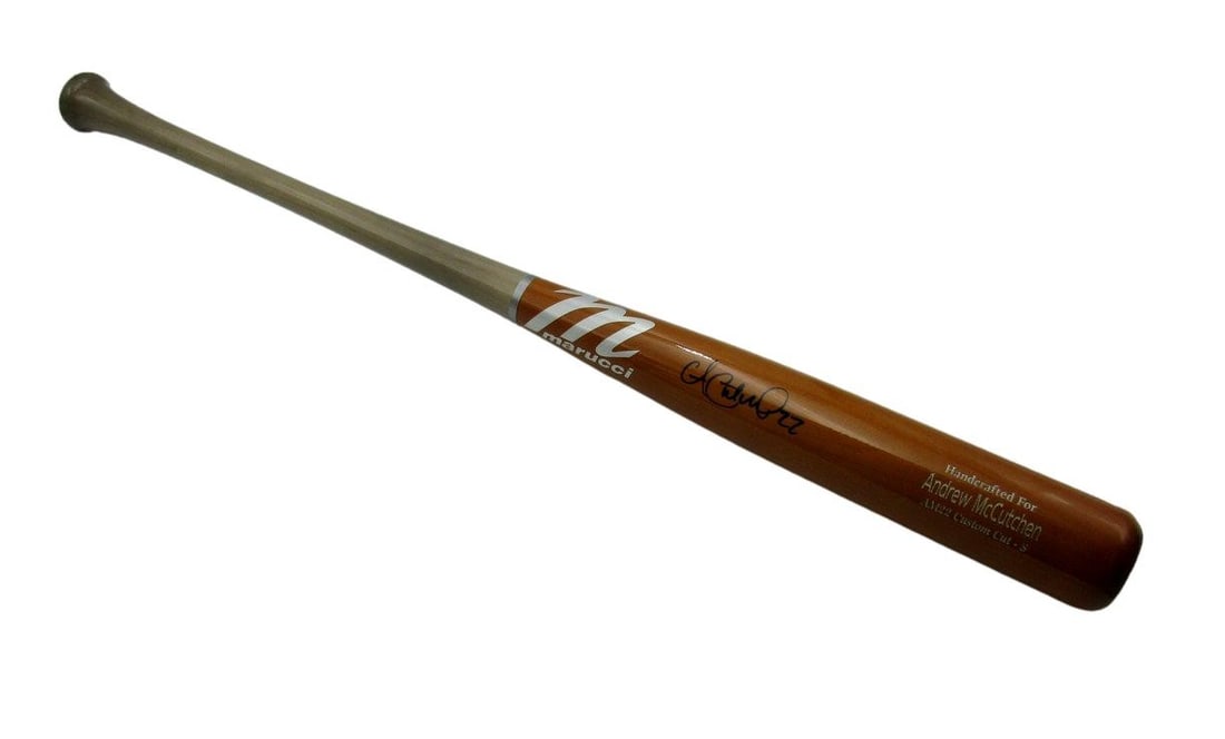 Andrew McCutchen Autographed Marucci Baseball Bat with Hunt Authentication (1 of 4)