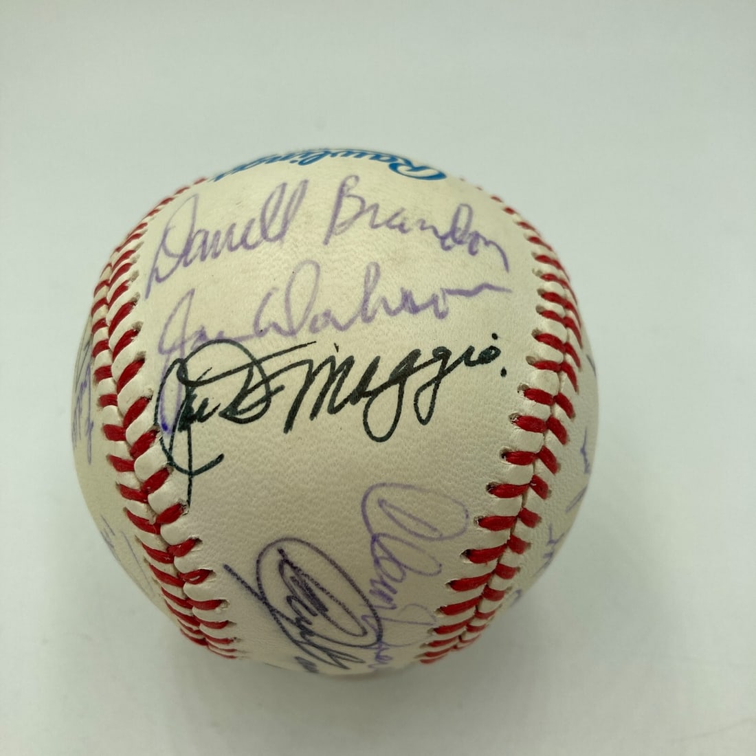 Ted Williams Joe DiMaggio Multi Signed Baseball with JSA COA (1 of 10)