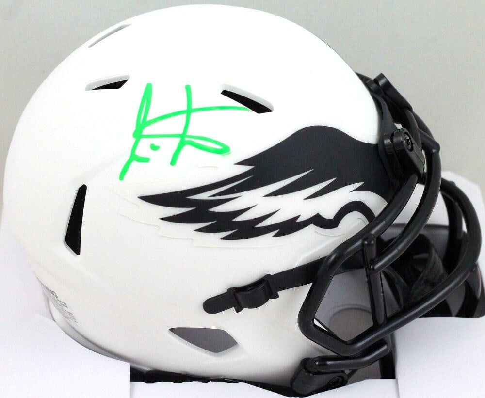 Cris Carter Signed Philadelphia Eagles Mini Helmet JSA Authenticated (1 of 8)
