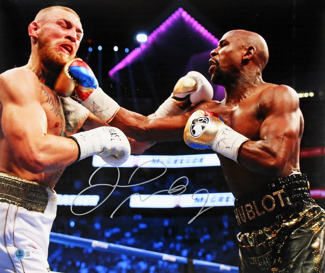 Floyd Mayweather Signed 16x20 Photo vs Conor McGregor BAS Authenticated (1 of 1)
