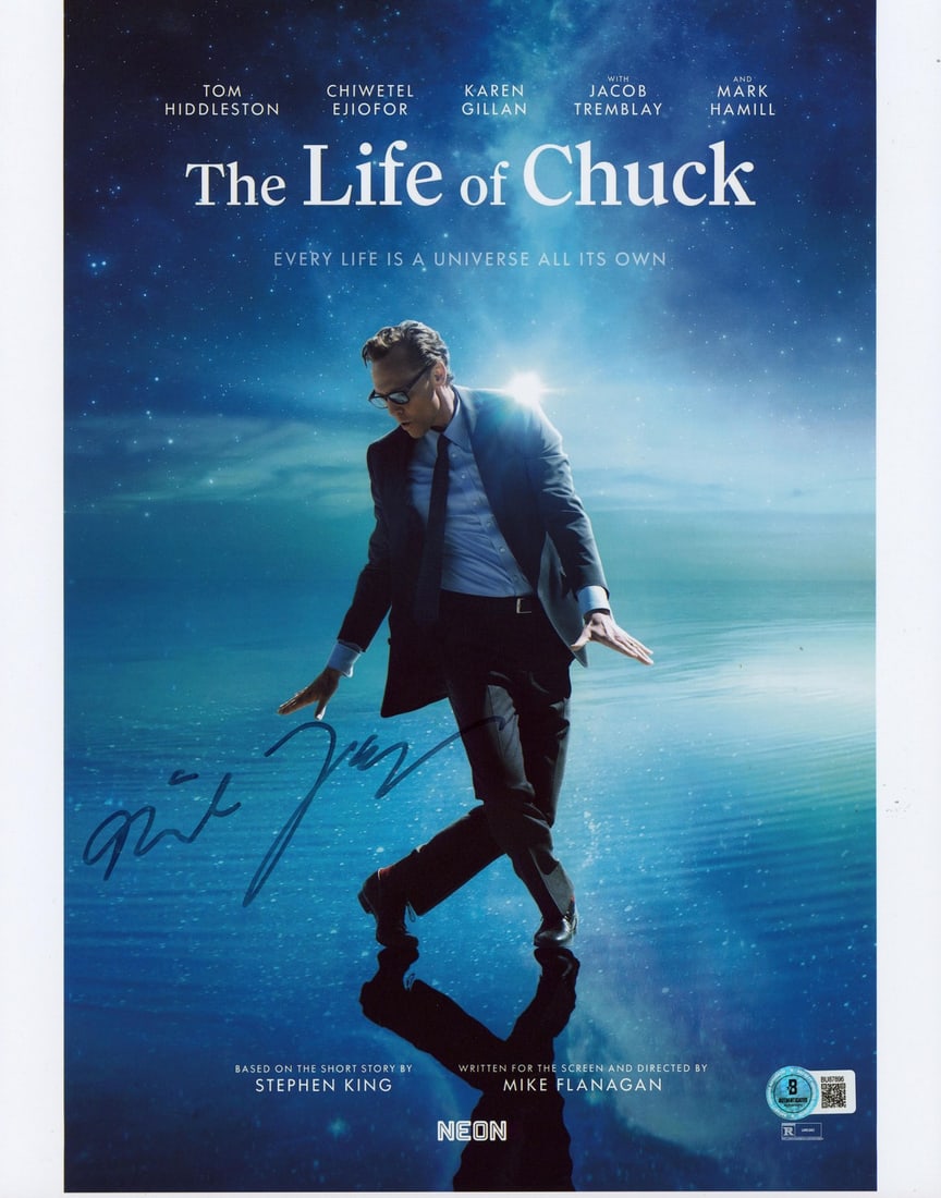 Mike Flanagan Signed 11x14 Photo The Life Of Chuck BAS Authenticated (1 of 1)