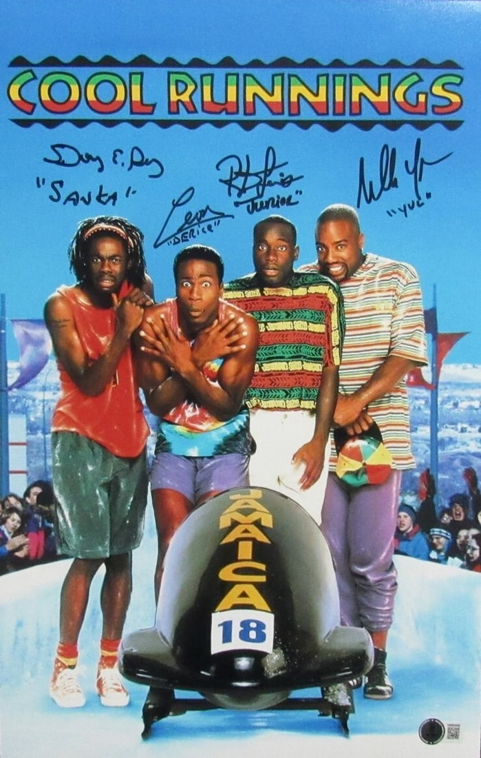 Cool Runnings Multi-Signed Photo by 4 Cast Members 11x17 Beckett Authenticated (1 of 3)
