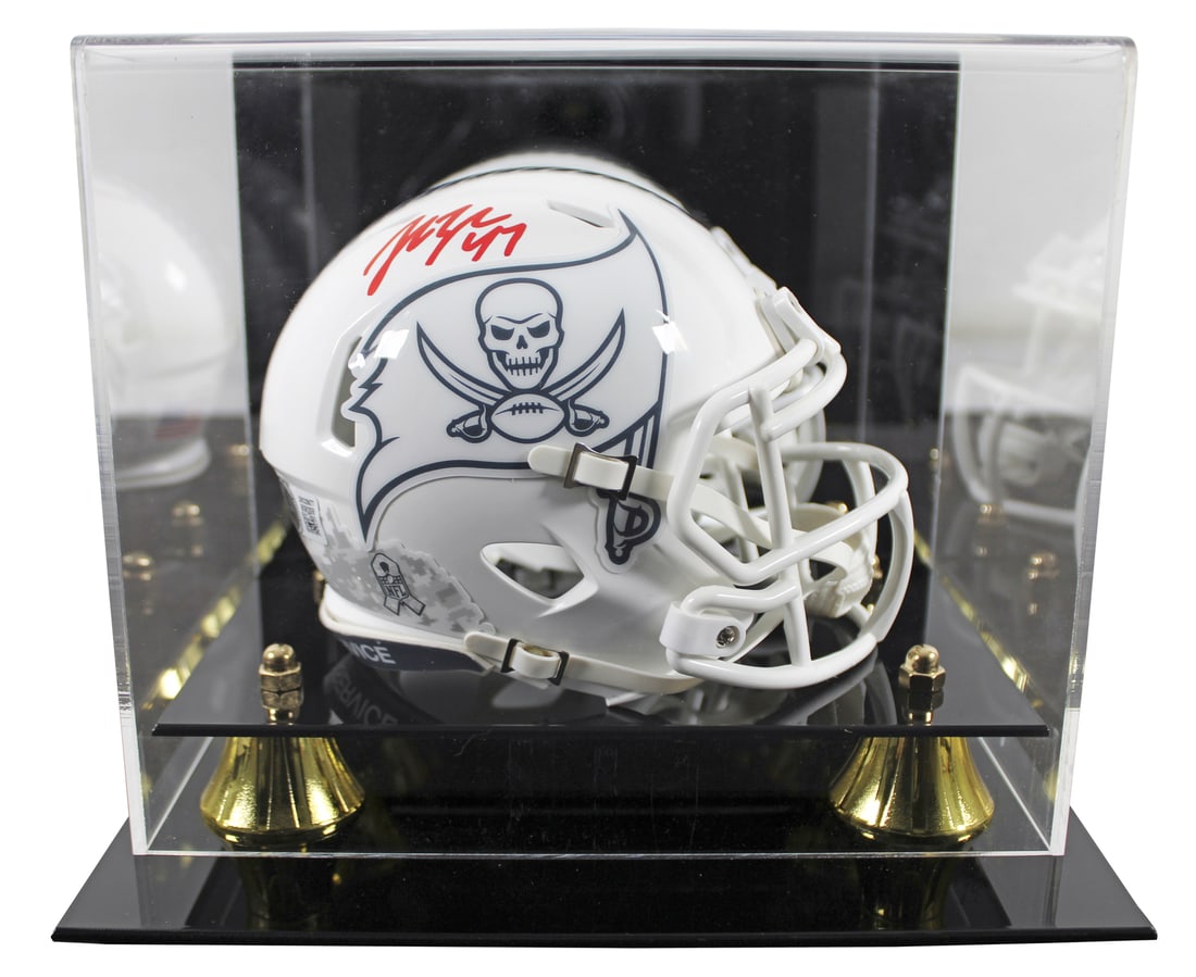 Tampa Bay Buccaneers John Lynch Signed Mini Helmet with Beckett Authentication (1 of 3)
