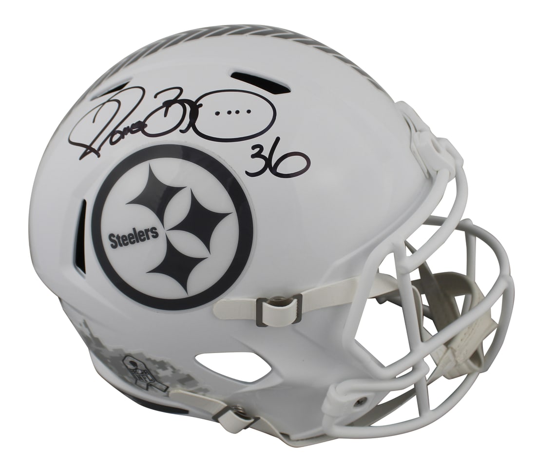 Jerome Bettis Signed Pittsburgh Steelers Salute To Service III Helmet BAS Authenticated (1 of 3)