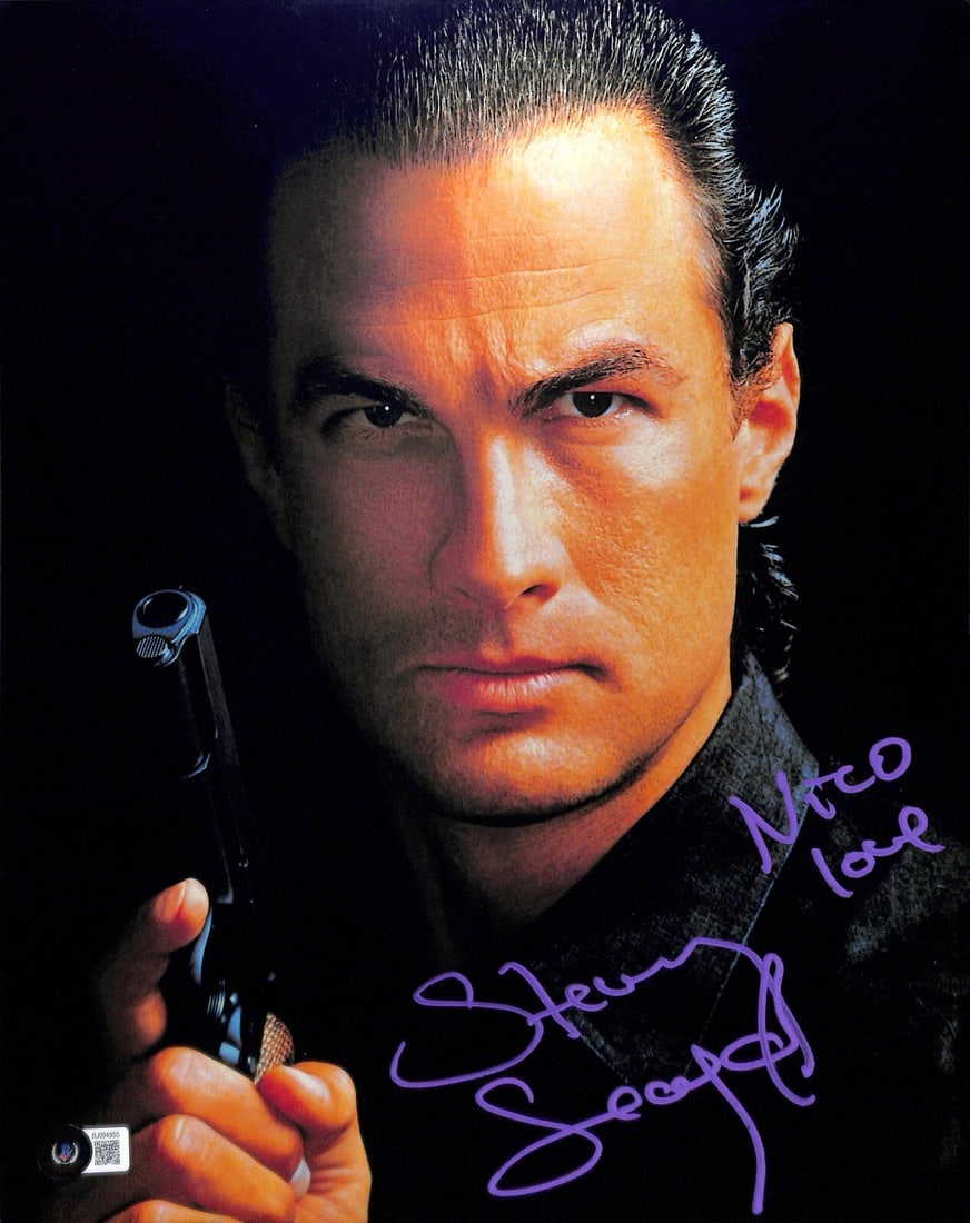 Steven Seagal Nico Toscani Signed 11x14 Photo Beckett Certified (1 of 1)