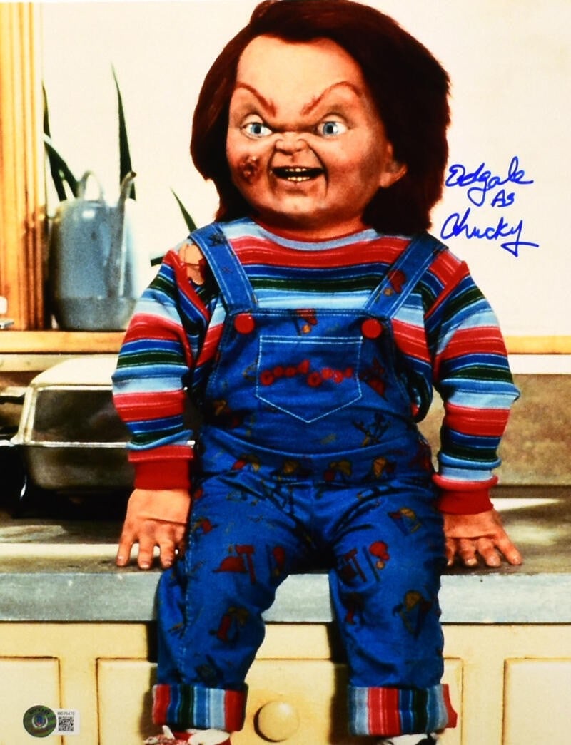 Ed Gale Signed 11x14 Chucky Photo Beckett Certified (1 of 9)
