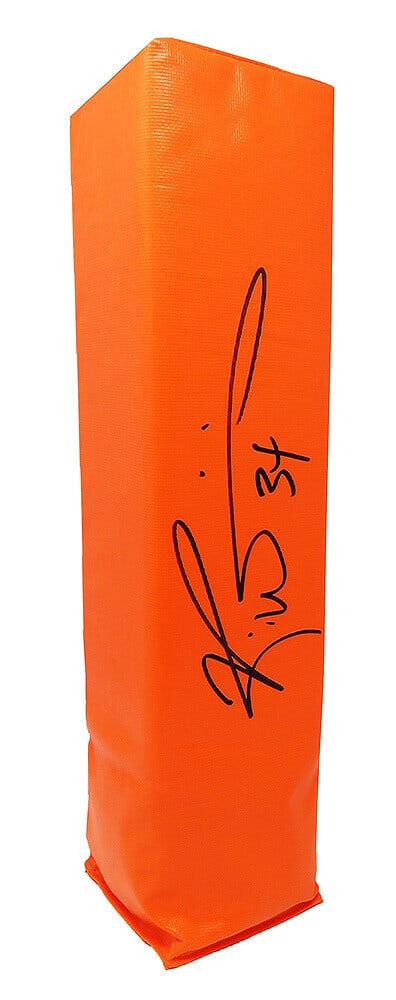 Ricky Williams Miami Dolphins Signed Orange Endzone Pylon COA (1 of 1)