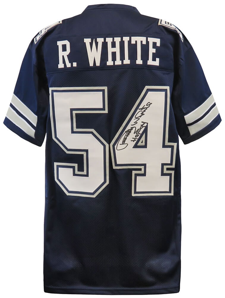 Randy White Signed Navy Throwback Jersey HOF 94 with COA (1 of 2)