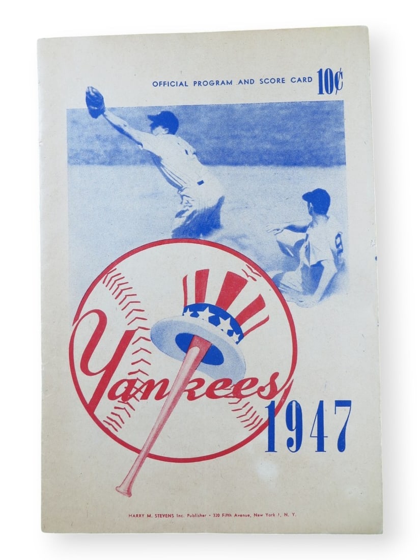 1947 NY Yankees Magazine Willard Brown Color Barrier Historic Program (1 of 4)