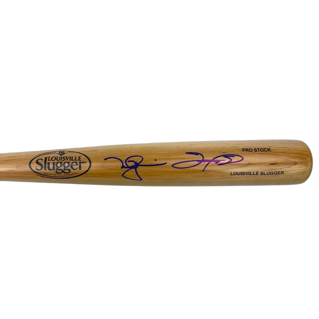 Mark McGwire Sammy Sosa Dual Signed Baseball Bat Beckett COA (1 of 3)