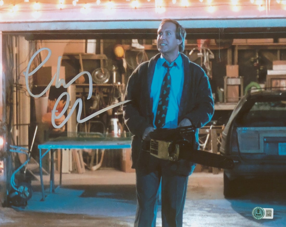 Chevy Chase Signed 11x14 Christmas Vacation Photo BAS Authenticated (1 of 3)