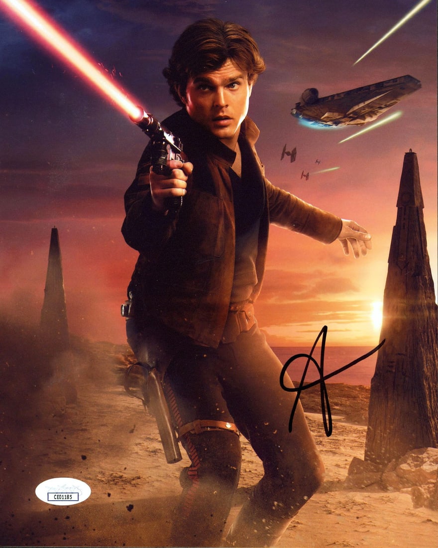 Alden Ehrenreich Signed 8x10 Photo Solo A Star Wars Story JSA COA (1 of 1)