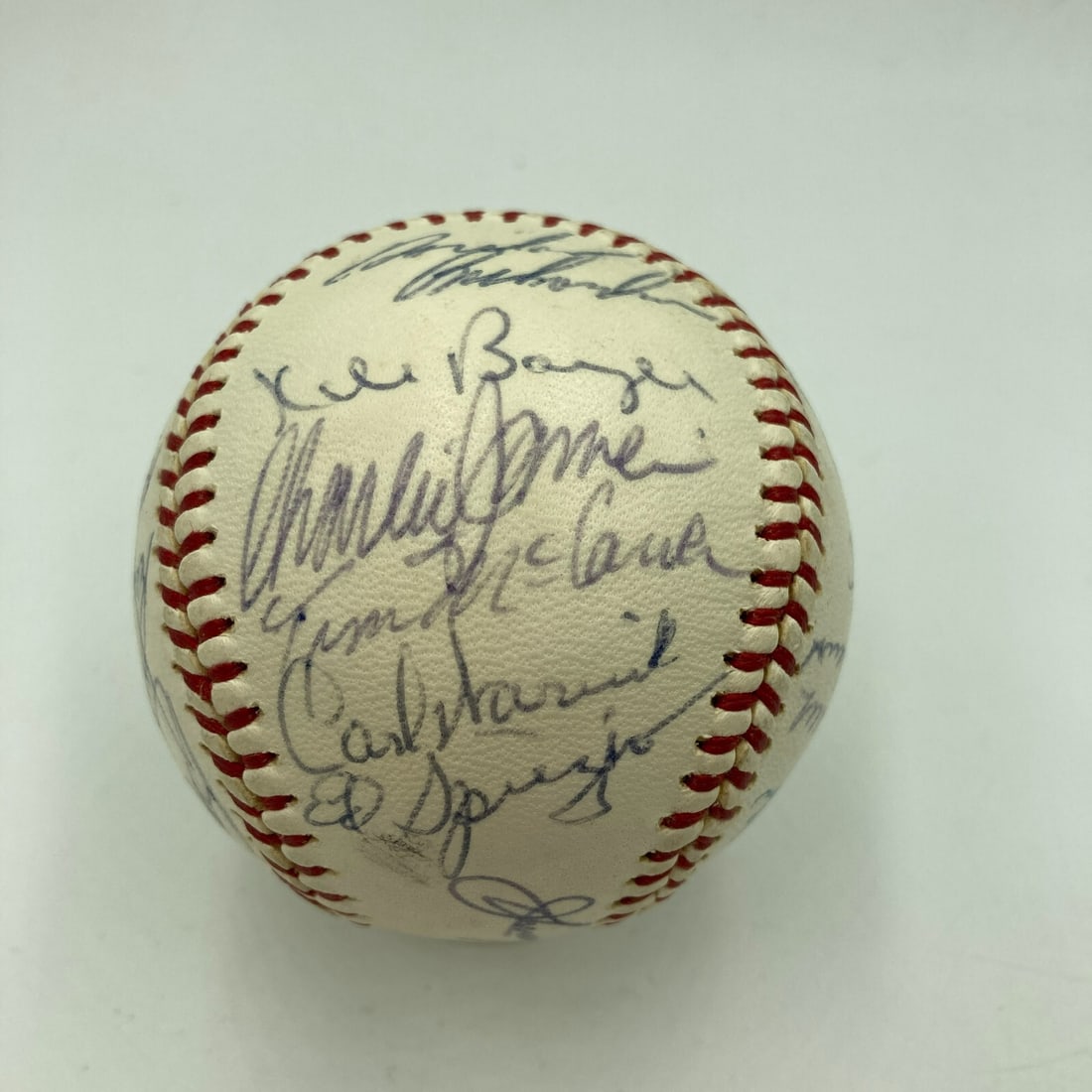 1964 St. Louis Cardinals Team Signed Baseball PSA DNA COA: 1964 St. Louis Cardinals Team Signed Baseball PSA DNA COA Commemorate a historic moment in baseball with this 1964 St. Louis Cardinals World Series Champs Team Signed Official National League Baseball
