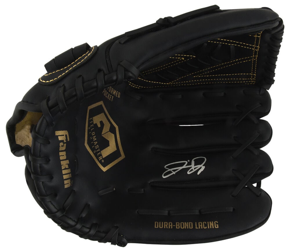 Jermaine Dye Signed Franklin Fieldmaster Black Glove with COA (1 of 1)