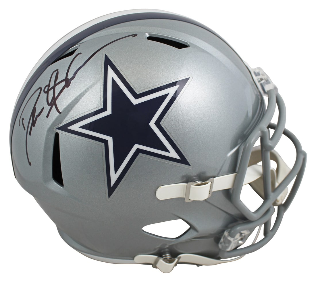 Deion Sanders Signed Dallas Cowboys Full Size Speed Helmet Beckett Authenticated (1 of 3)