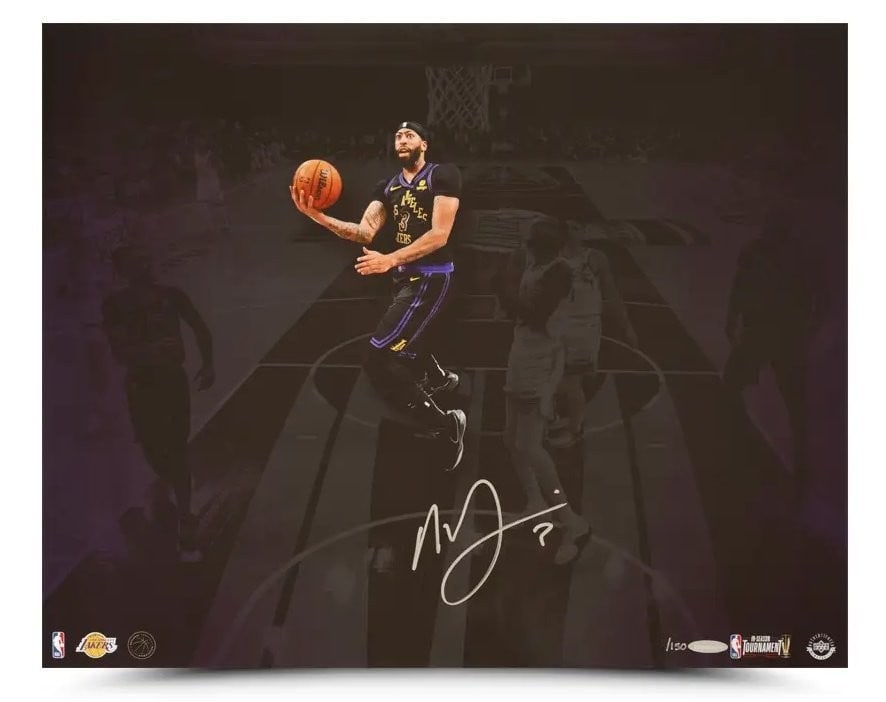 Anthony Davis Autographed 16x20 Lakers Photo Road to the Cup #/150 Upper Deck Authenticated (1 of 2)