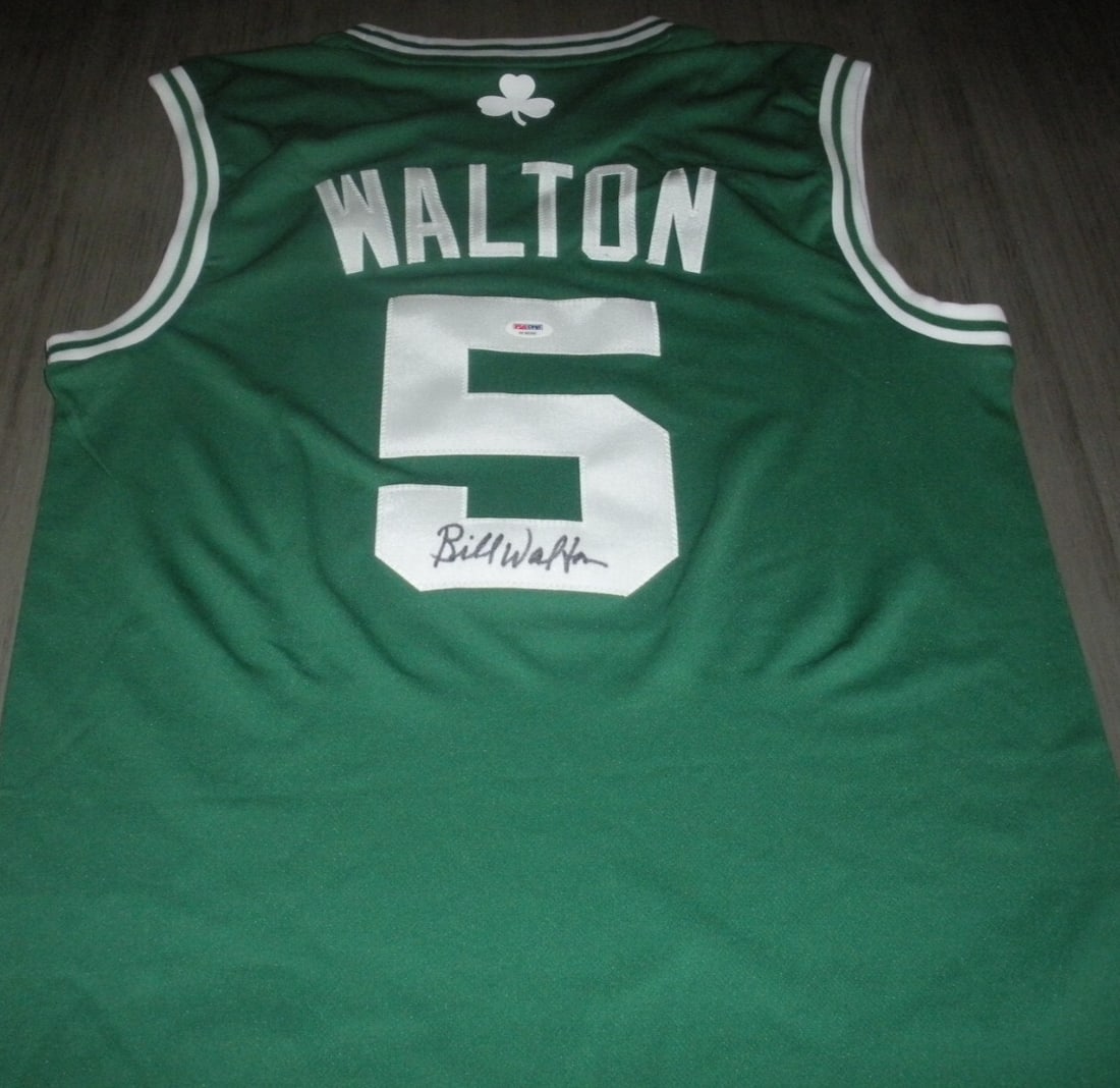 Bill Walton Boston Celtics Signed Adidas Jersey PSA/DNA COA (1 of 2)