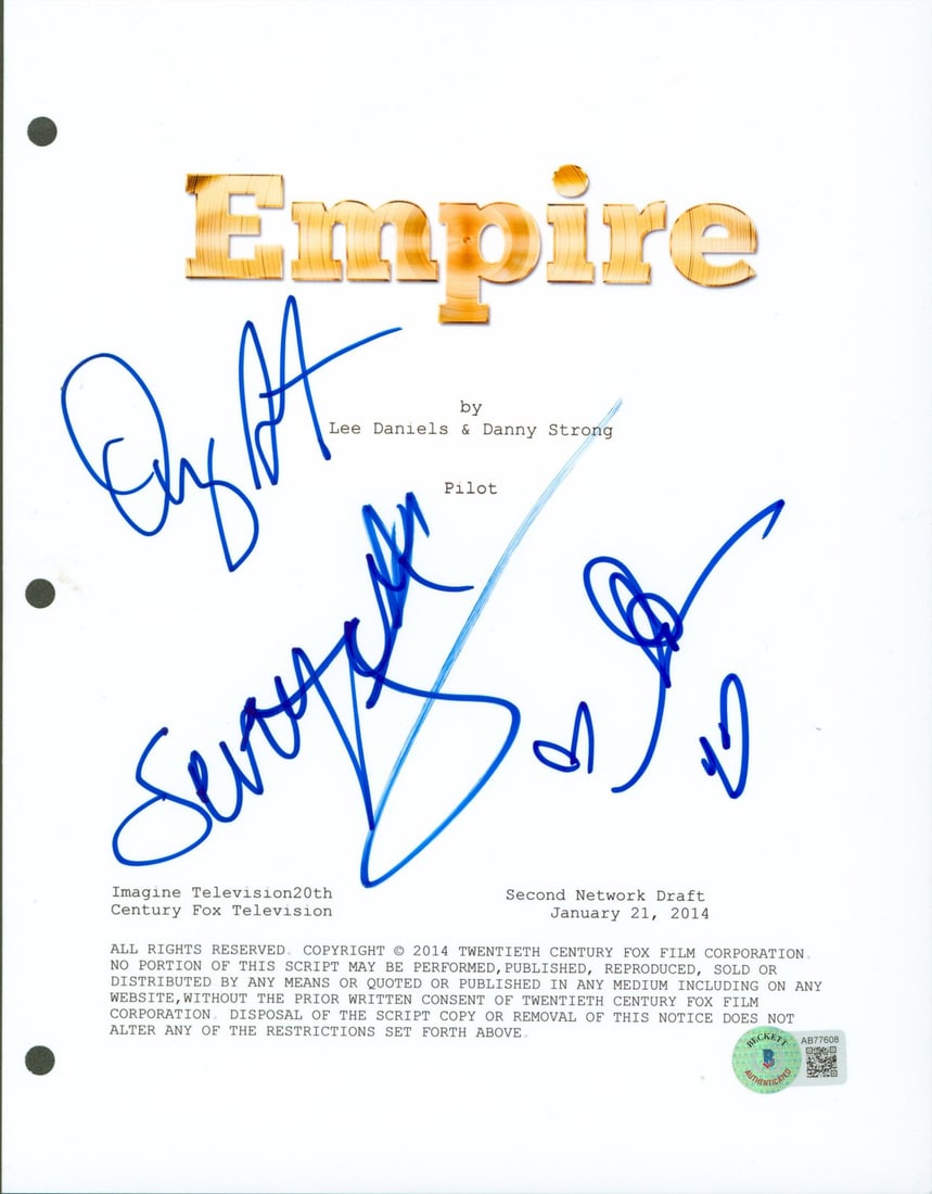 Empire Signed Script Cover by Gray McNeill Strong Daniels Beckett COA (1 of 5)