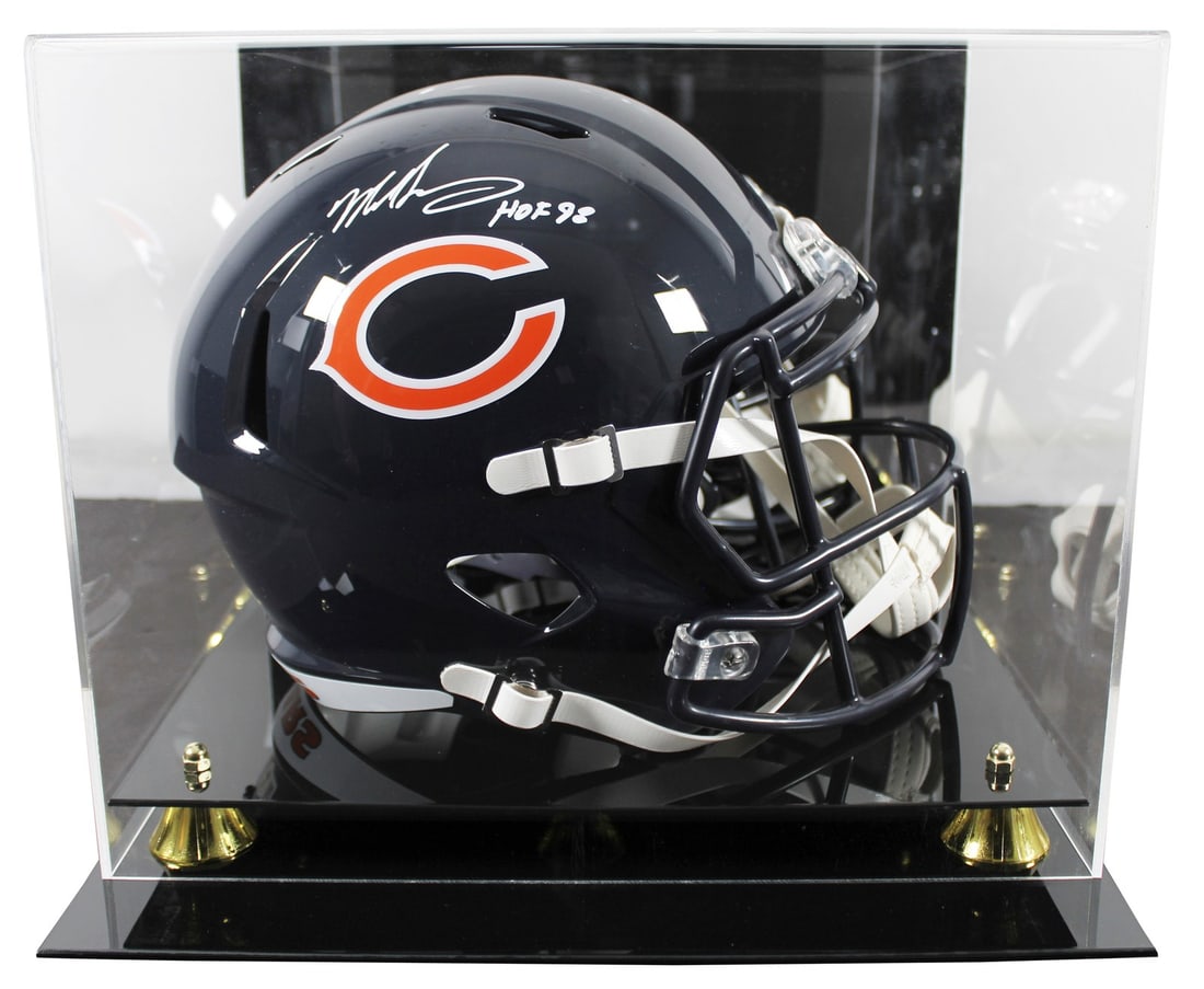 Mike Singletary Signed Full Size Bears Helmet HOF 98 BAS Authenticated (1 of 4)