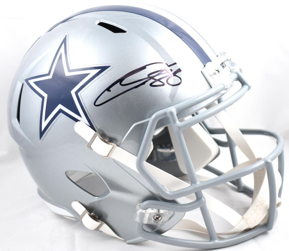 CeeDee Lamb Signed Dallas Cowboys Full Size Speed Helmet Fanatics (1 of 10)