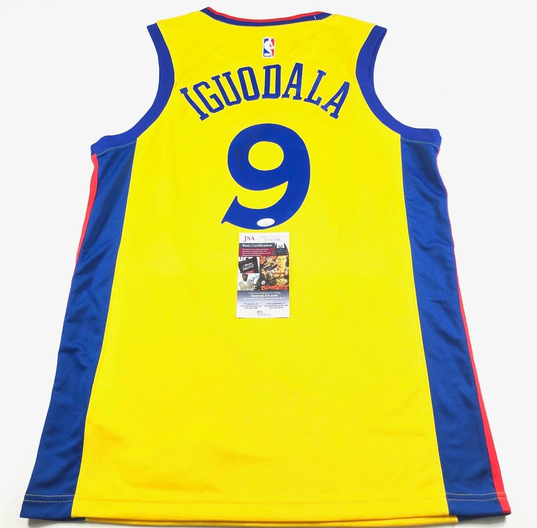 Andre Iguodala Autographed Jersey PSA/DNA Golden State Warriors (1 of 2)