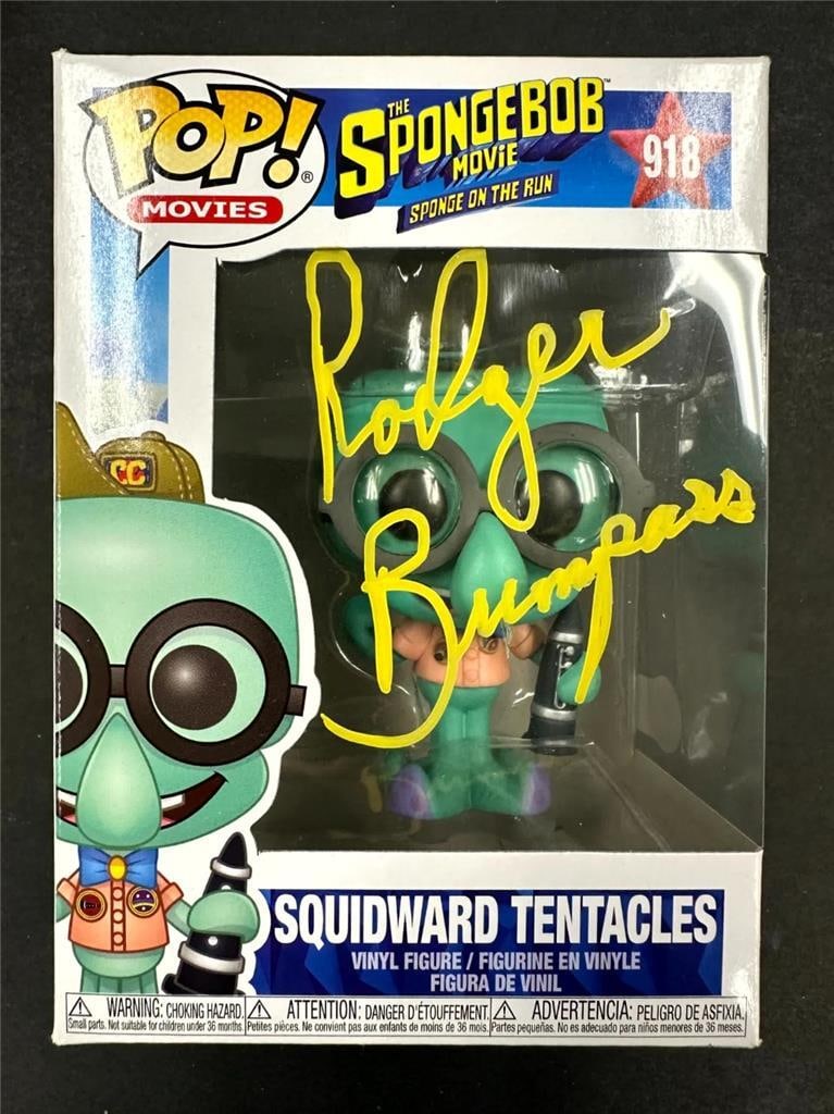 Rodger Bumpass Autographed Squidward Funko Pop Beckett Authenticated (1 of 6)