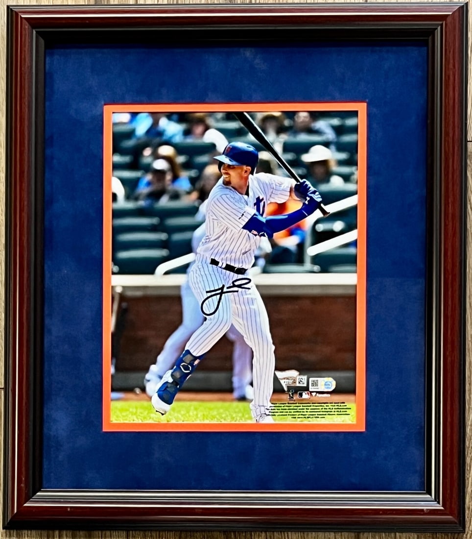 Jeff McNeill Signed 8x10 Photo Framed Display New York Mets Fanatics (1 of 3)