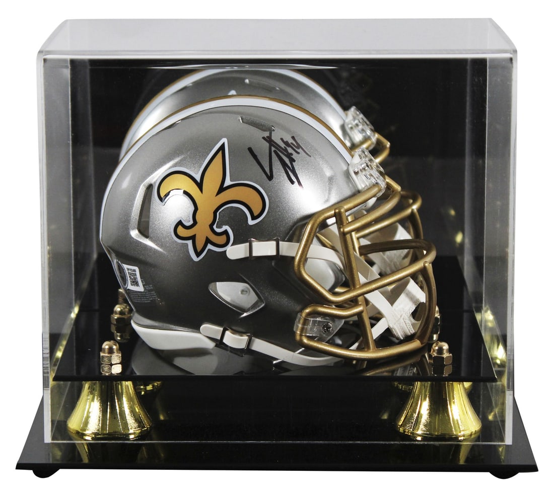 Cameron Jordan Signed Flash Speed Mini Helmet with BAS Authentication (1 of 3)