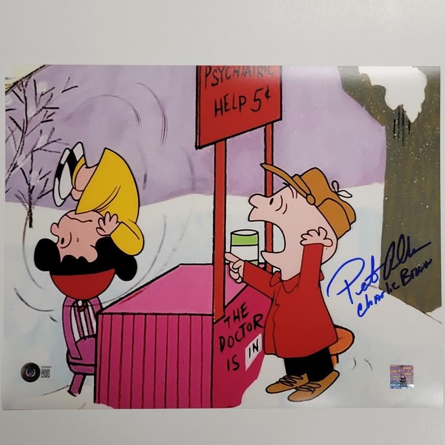 Peter Robbins Signed Charlie Brown 11x14 Photo Beckett Authenticated (1 of 2)