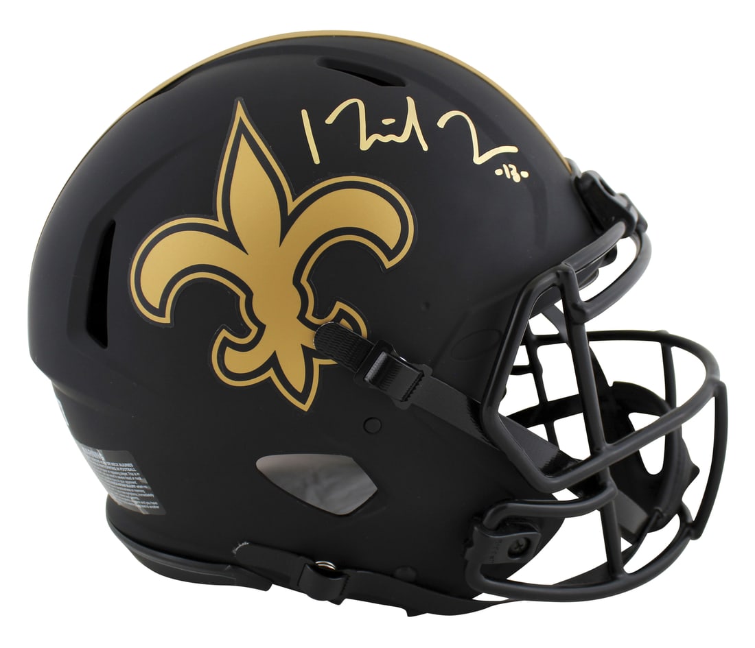 Michael Thomas Signed New Orleans Saints Eclipse Helmet BAS Witnessed (1 of 3)