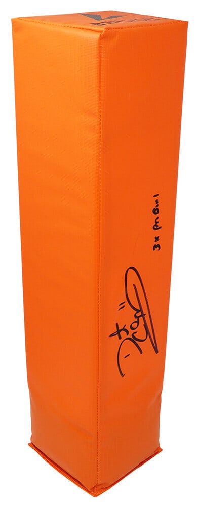 Daunte Culpepper Signed Orange Endzone Football Pylon 3x Pro Bowl COA (1 of 1)