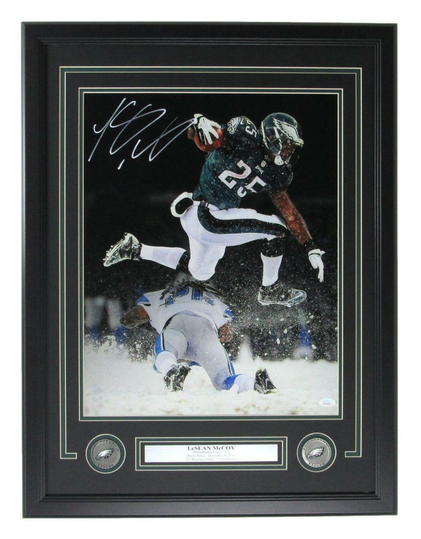LeSean McCoy Signed Eagles 16x20 Framed Photo JSA Certified (1 of 4)