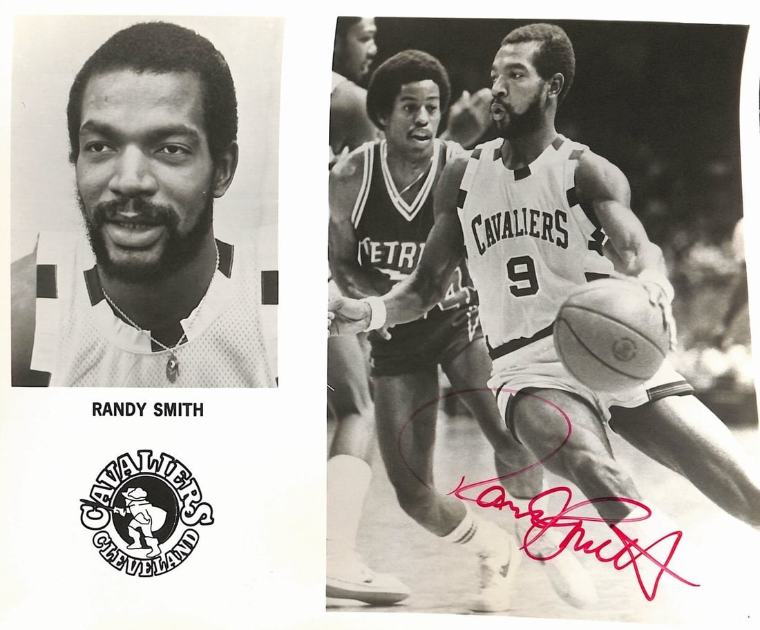 Randy Smith Signed 1970s Cavaliers 8x10 Team Issued Photo (1 of 1)
