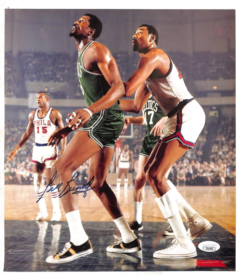 Bill Russell Autographed 10 x 12 Photo Boston Celtics JSA Authenticated (1 of 3)
